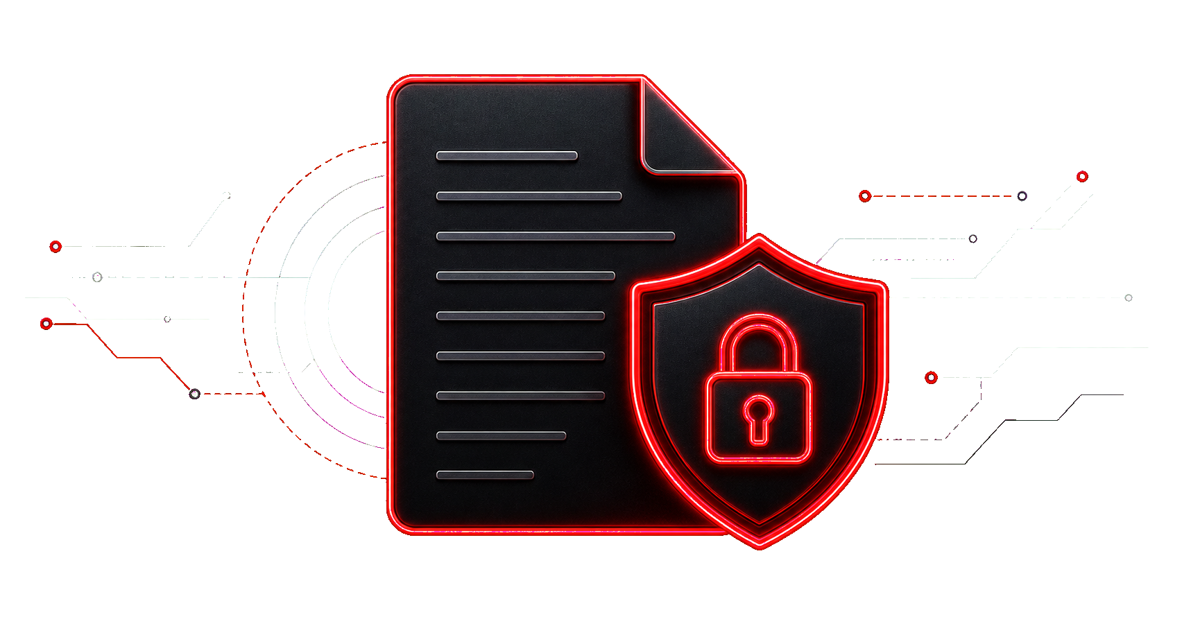Privacy document illustration
