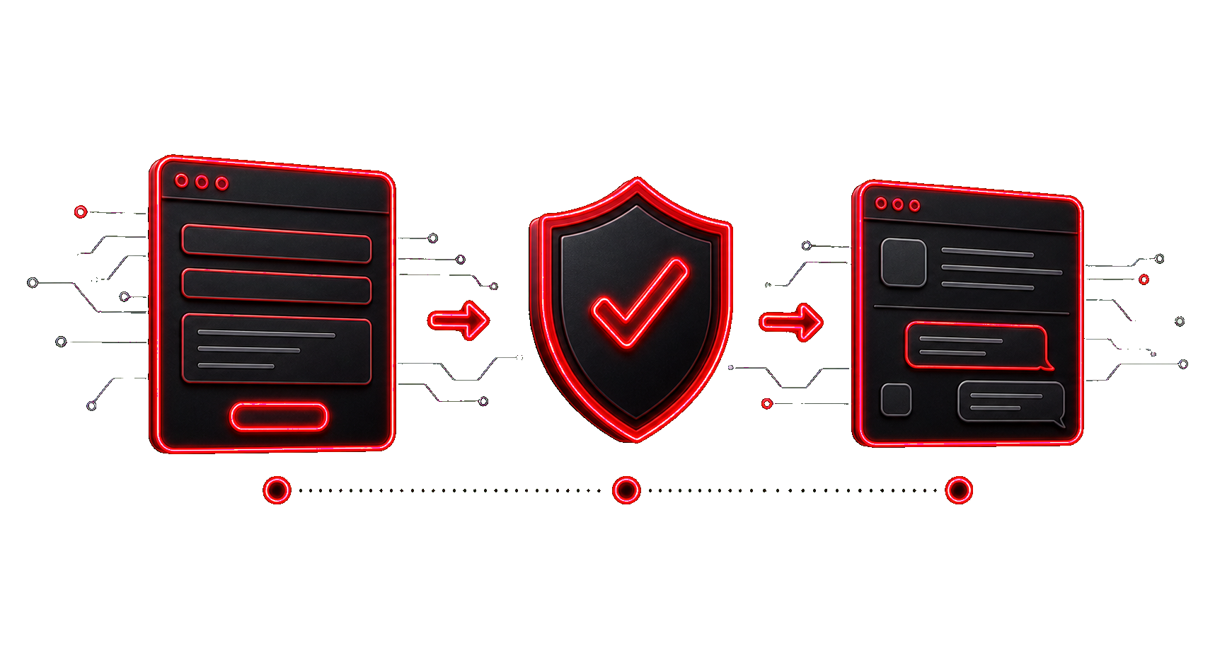 Support workflow illustration